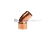 copper solder fitting ConexBanningher, 45° bends with male-female connections Mod. 5040- 42- 42 X 42